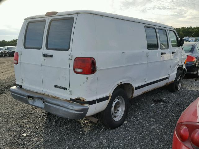 2B7JB21Y02K124494 - 2002 DODGE RAM VAN B2 WHITE photo 4