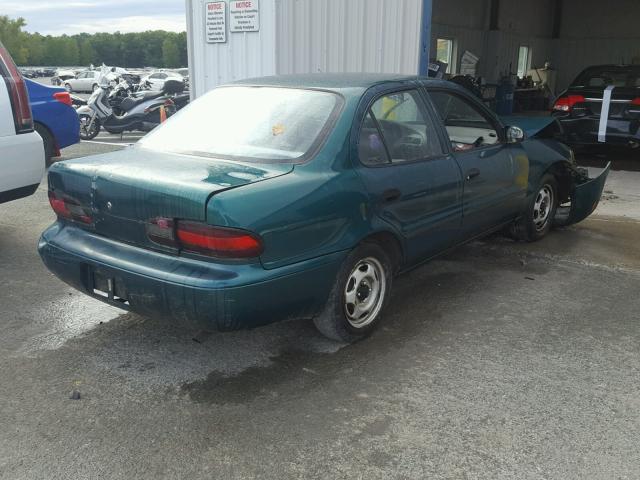 1Y1SK5266TZ017088 - 1996 GEO PRIZM BASE მწვანე ფოტო 4