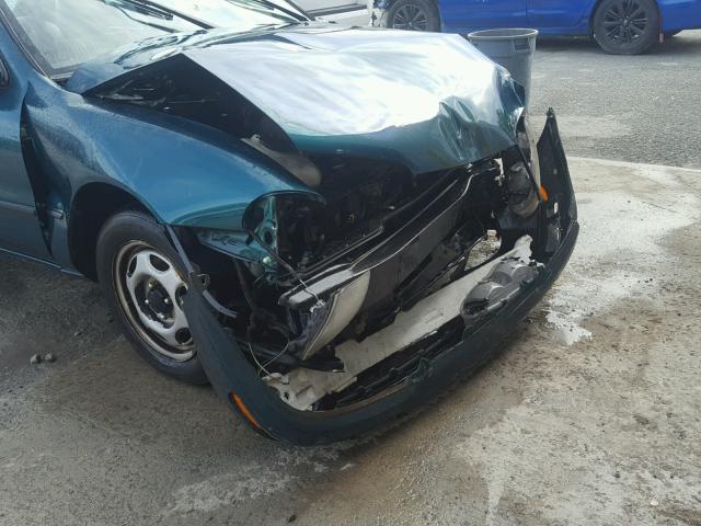 1Y1SK5266TZ017088 - 1996 GEO PRIZM BASE მწვანე ფოტო 9