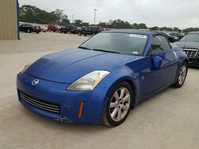 JN1AZ36D74M200106 - 2004 NISSAN 350Z ROADS BLUE photo 2