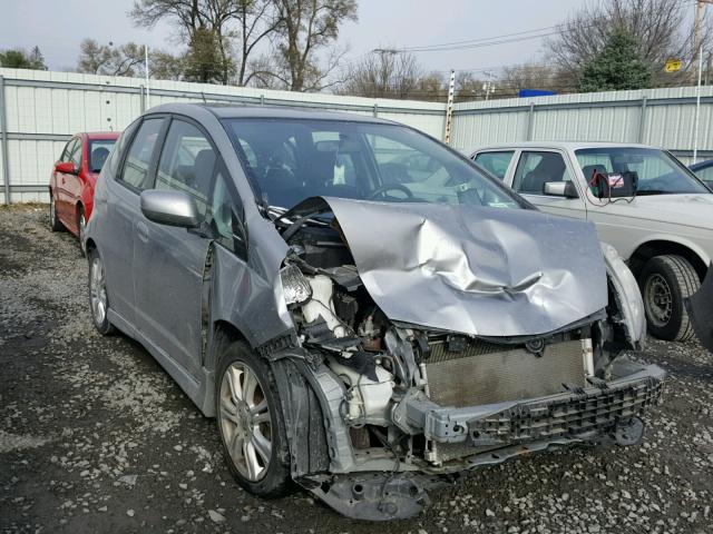 JHMGE88489C007357 - 2009 HONDA FIT SPORT GRAY photo 1