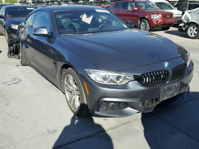 WBA3R5C5XEK188932 - 2014 BMW 435 XI GRAY photo 1