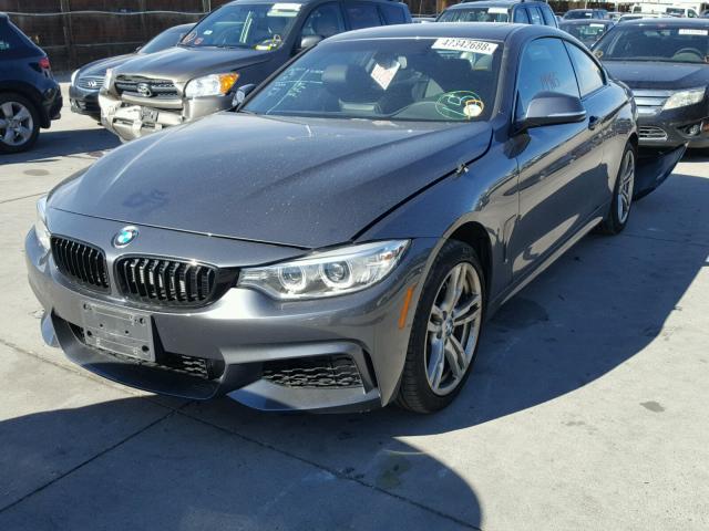 WBA3R5C5XEK188932 - 2014 BMW 435 XI GRAY photo 2