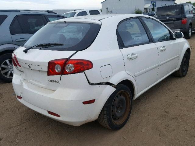 KL5JD66Z27K485733 - 2007 SUZUKI RENO BASE WHITE photo 4