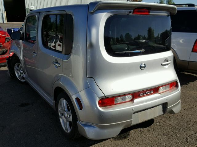 JN8AZ28R29T111366 - 2009 NISSAN CUBE BASE SILVER photo 3