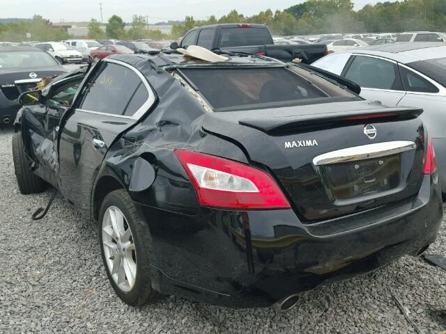 1N4AA5AP9BC856785 - 2011 NISSAN MAXIMA S BLACK photo 3