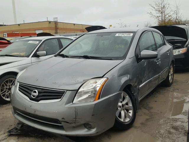 3N1AB6AP4AL704447 - 2010 NISSAN SENTRA 2.0 GRAY photo 2