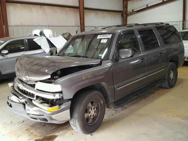 3GNEC16T71G161910 - 2001 CHEVROLET SUBURBAN C GRAY photo 2