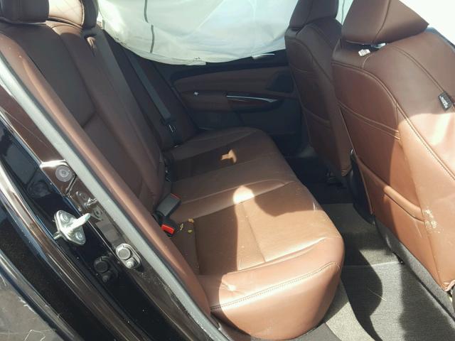 19UUB1F53FA012166 - 2015 ACURA TLX TECH შავი ფოტო 6