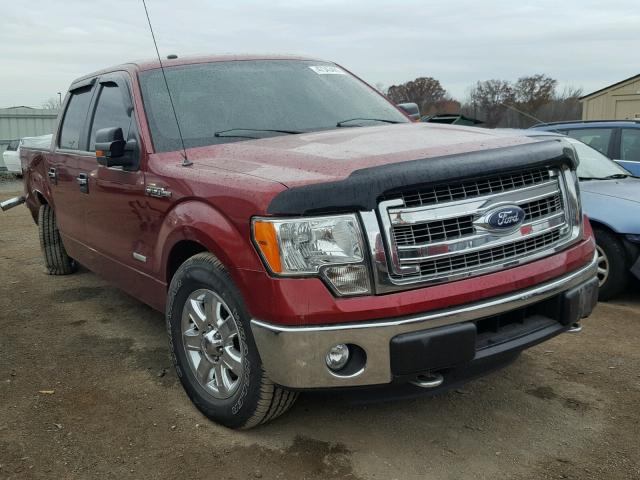 1FTFW1ET9EKD79383 - 2014 FORD F150 SUPER RED photo 1