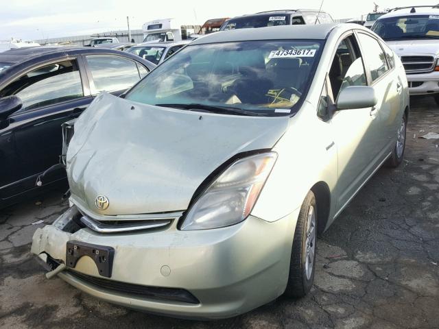 JTDKB20U693492949 - 2009 TOYOTA PRIUS GREEN photo 2