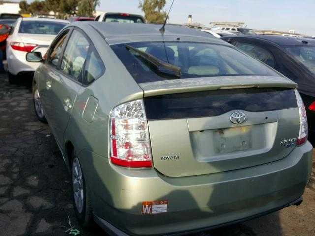 JTDKB20U693492949 - 2009 TOYOTA PRIUS GREEN photo 3