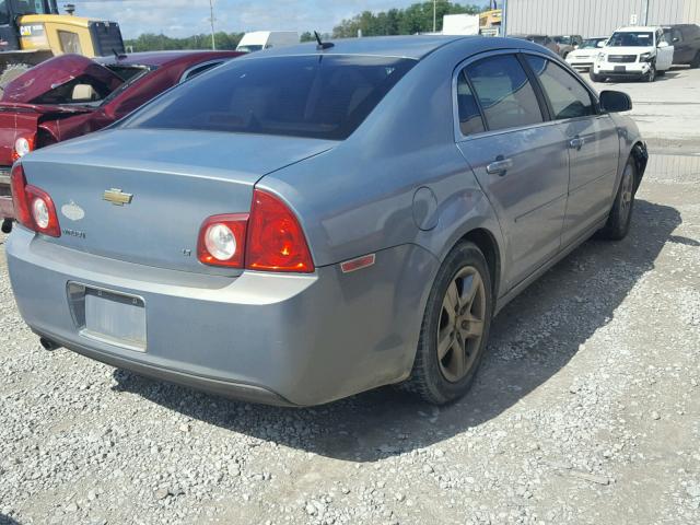 1G1ZH57B594213108 - 2009 CHEVROLET MALIBU 1LT BLUE photo 4