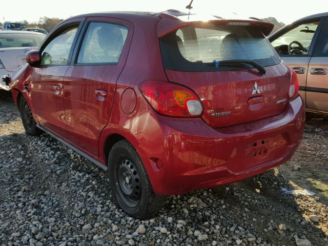 ML32A3HJ8FH033457 - 2015 MITSUBISHI MIRAGE DE RED photo 3