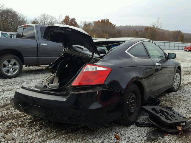 1HGCS22848A002864 - 2008 HONDA ACCORD EXL BLACK photo 4