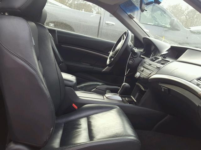 1HGCS22848A002864 - 2008 HONDA ACCORD EXL BLACK photo 5