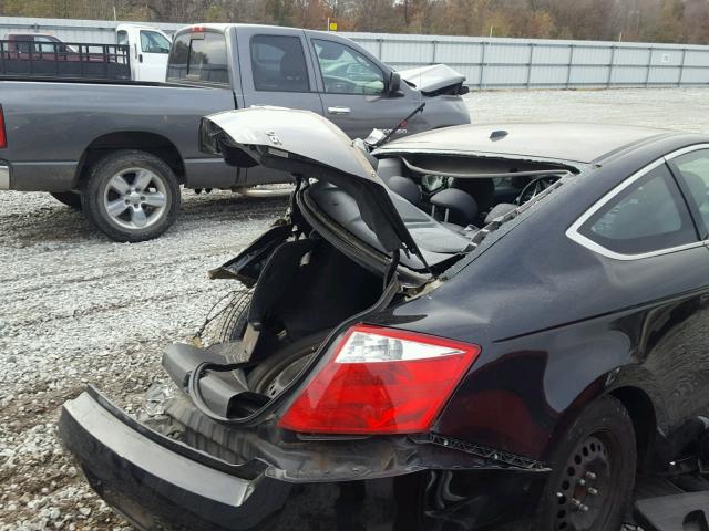 1HGCS22848A002864 - 2008 HONDA ACCORD EXL BLACK photo 9