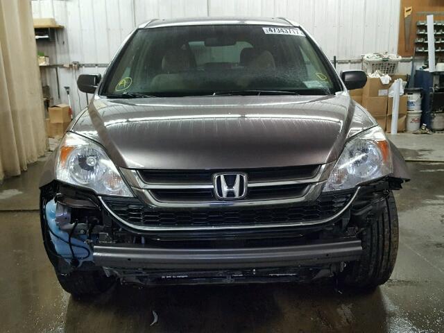 5J6RE4H54BL098705 - 2011 HONDA CR-V EX GRAY photo 9