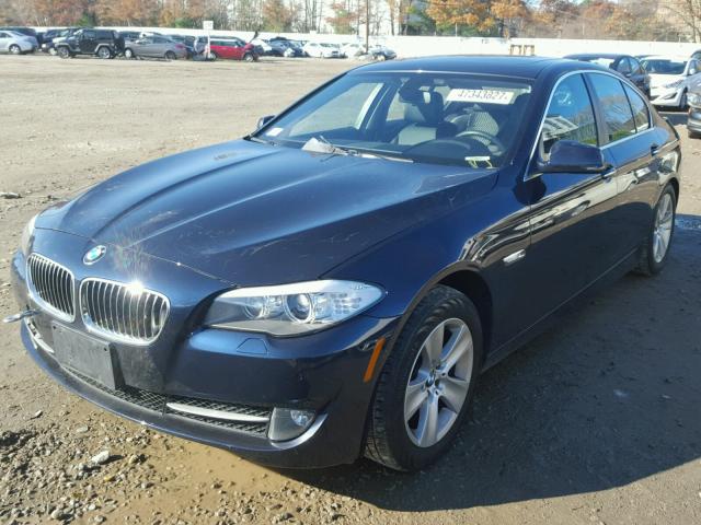 WBAXH5C58DDW13278 - 2013 BMW 528 XI BLUE photo 2