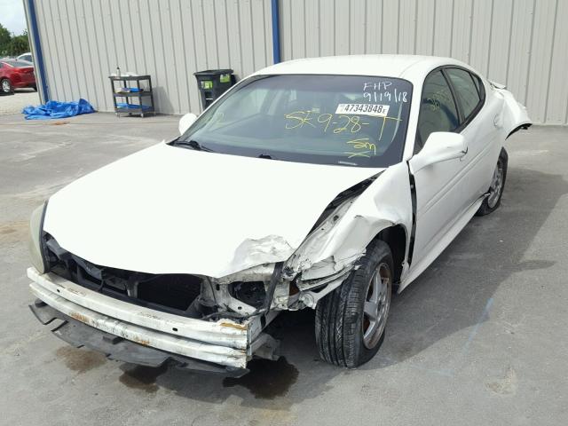2G2WP522041150724 - 2004 PONTIAC GRAND PRIX WHITE photo 2