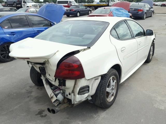 2G2WP522041150724 - 2004 PONTIAC GRAND PRIX WHITE photo 4