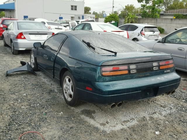 JN1RZ26D7TX590599 - 1996 NISSAN 300ZX 2+2 GREEN photo 3