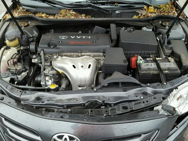 4T1BE46K69U387388 - 2009 TOYOTA CAMRY BASE GRAY photo 7