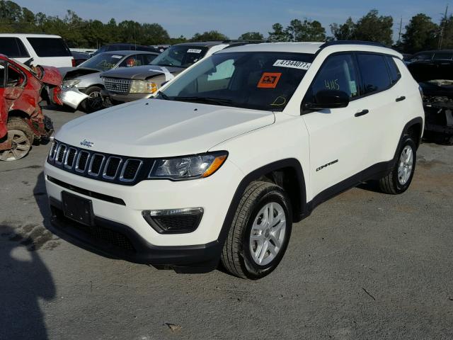 3C4NJDAB1HT646429 - 2017 JEEP COMPASS SP თეთრი ფოტო 2