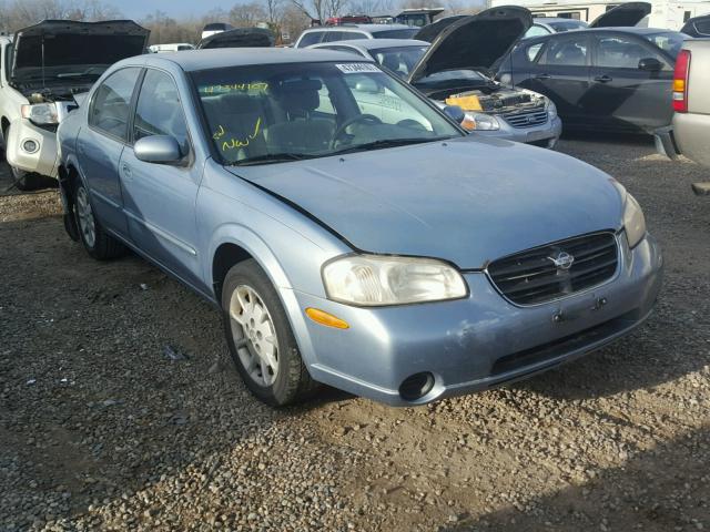 JN1CA31D7YT725556 - 2000 NISSAN MAXIMA GLE BLUE photo 1