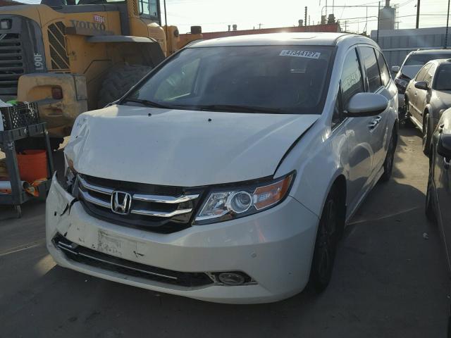 5FNRL5H91EB027148 - 2014 HONDA ODYSSEY TO WHITE photo 2