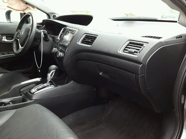 19XFB2F97FE215588 - 2015 HONDA CIVIC EXL ნაცრისფერი ფოტო 5