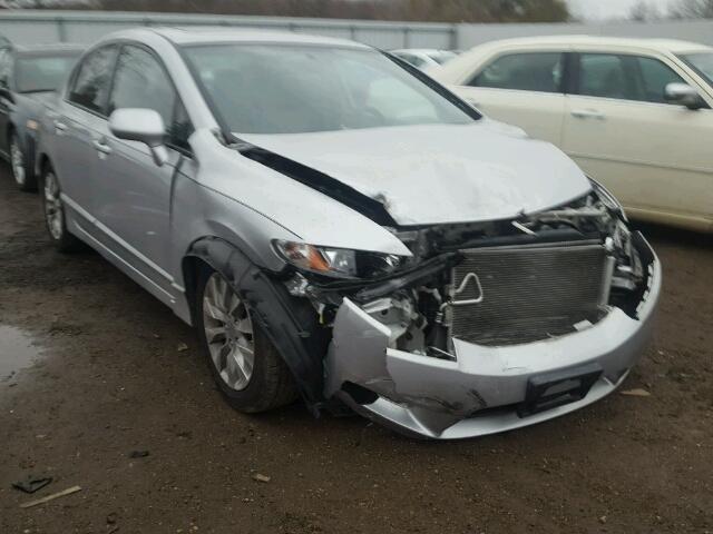 19XFA1F91BE015538 - 2011 HONDA CIVIC EXL SILVER photo 1