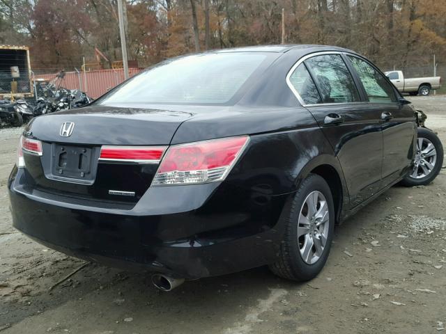 1HGCP2F66CA079741 - 2012 HONDA ACCORD SE BLACK photo 4