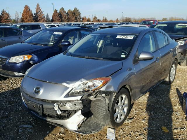 JM1BL1SF6A1346153 - 2010 MAZDA 3 I SILVER photo 9