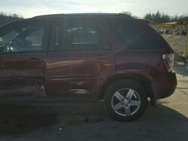 2CNDL63FX86311624 - 2008 CHEVROLET EQUINOX LT MAROON photo 10