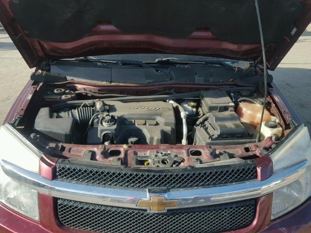 2CNDL63FX86311624 - 2008 CHEVROLET EQUINOX LT MAROON photo 7