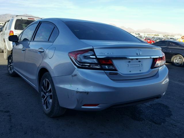 19XFB2F83FE070587 - 2015 HONDA CIVIC EX ვერცხლისფერი ფოტო 3