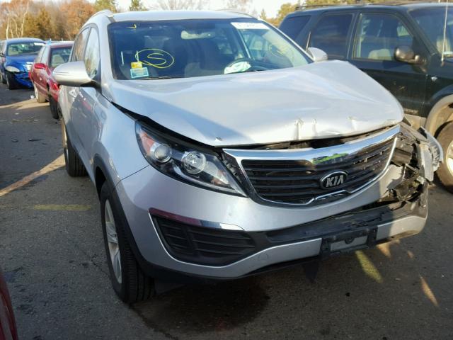 KNDPB3A29D7371438 - 2013 KIA SPORTAGE B SILVER photo 1