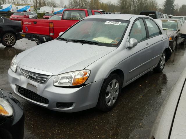 KNAFE121375438576 - 2007 KIA SPECTRA EX SILVER photo 2