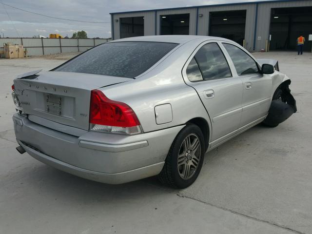 YV1RS592592740285 - 2009 VOLVO S60 2.5T SILVER photo 4