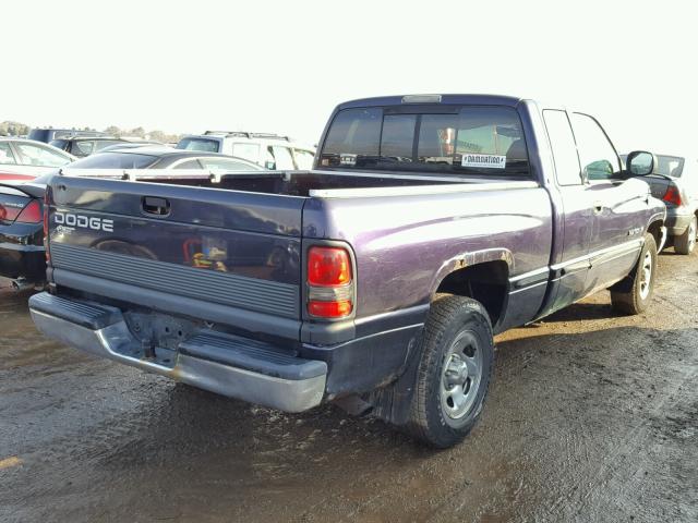 3B7HC13Y3XG189265 - 1999 DODGE RAM 1500 PURPLE photo 4