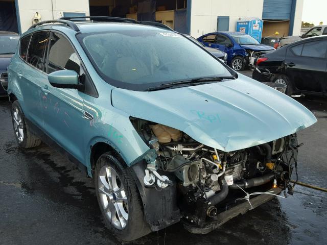 1FMCU0G99DUB23019 - 2013 FORD ESCAPE SE TEAL photo 1