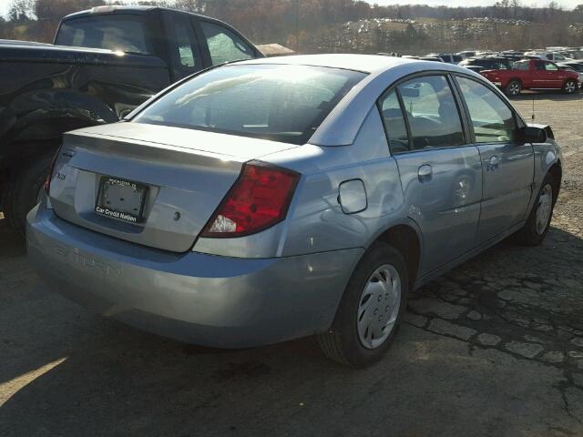1G8AJ52F53Z124338 - 2003 SATURN ION LEVEL BLUE photo 4