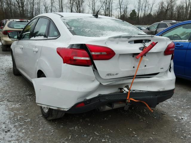 1FADP3F23FL299021 - 2015 FORD FOCUS SE WHITE photo 3