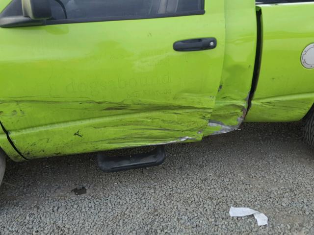 1D7HA16D04J247248 - 2004 DODGE RAM 1500 S GREEN photo 9