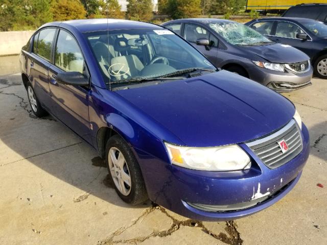 1G8AJ55F06Z199643 - 2006 SATURN ION LEVEL BLUE photo 1