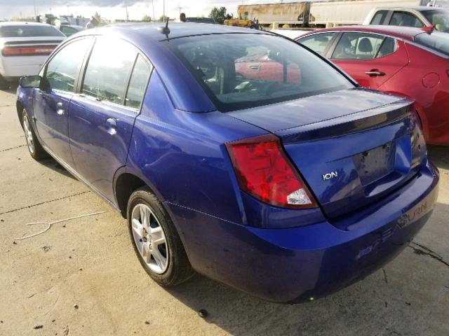 1G8AJ55F06Z199643 - 2006 SATURN ION LEVEL BLUE photo 3