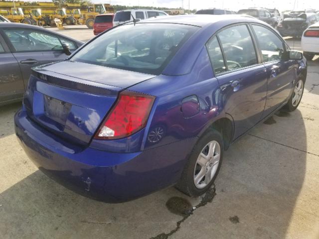 1G8AJ55F06Z199643 - 2006 SATURN ION LEVEL BLUE photo 4
