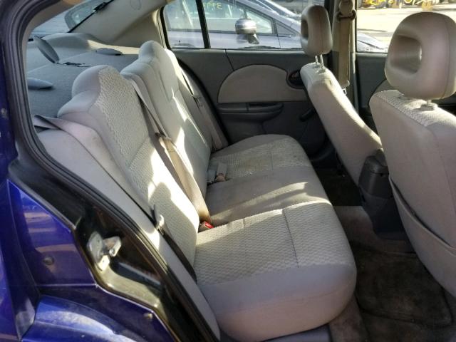 1G8AJ55F06Z199643 - 2006 SATURN ION LEVEL BLUE photo 6