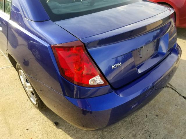 1G8AJ55F06Z199643 - 2006 SATURN ION LEVEL BLUE photo 9
